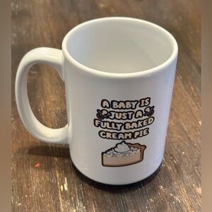 EUC funny Look Human coffee mug. Very sturdy.
